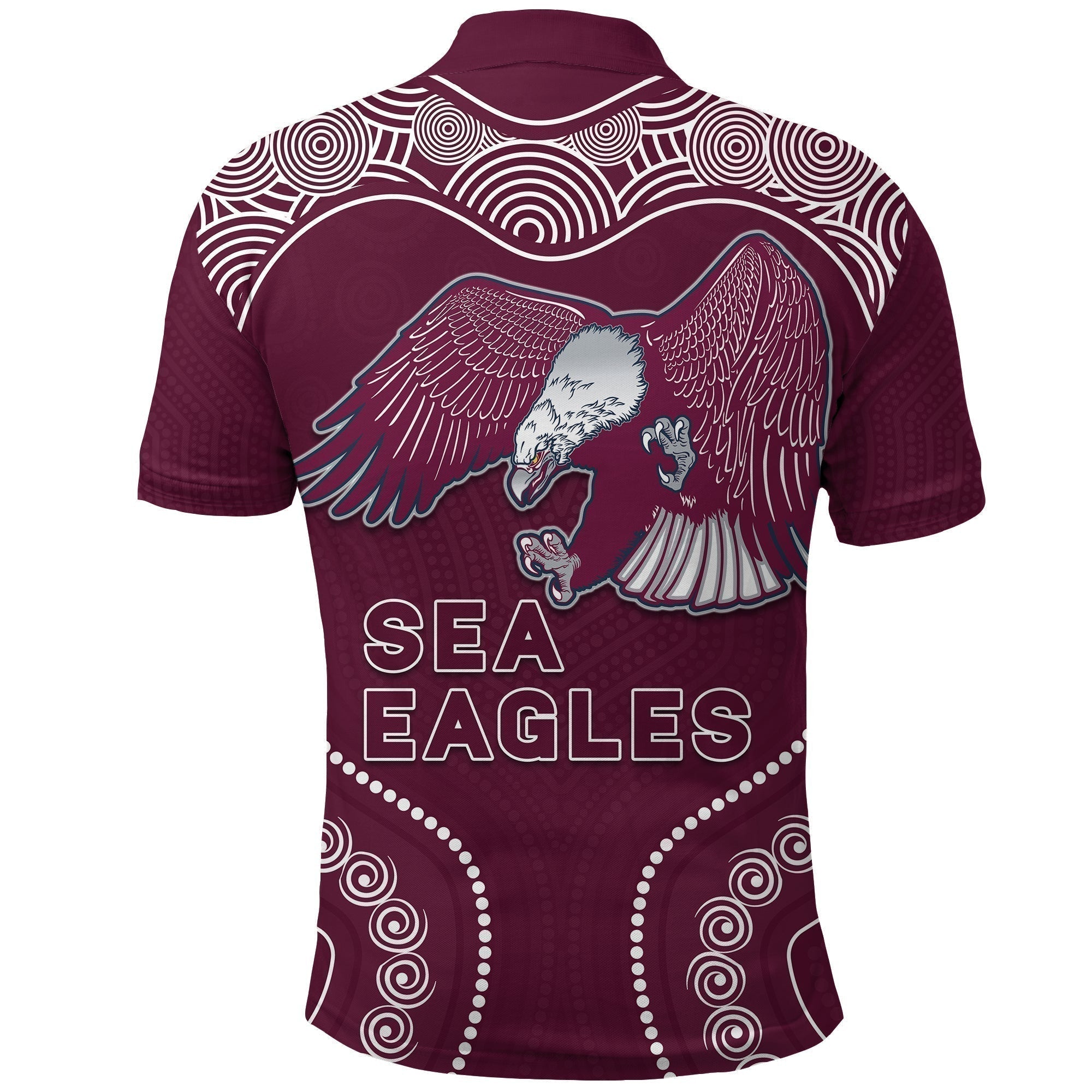 Sea Eagles Indigenous Polo Shirt Manly Forever LT13