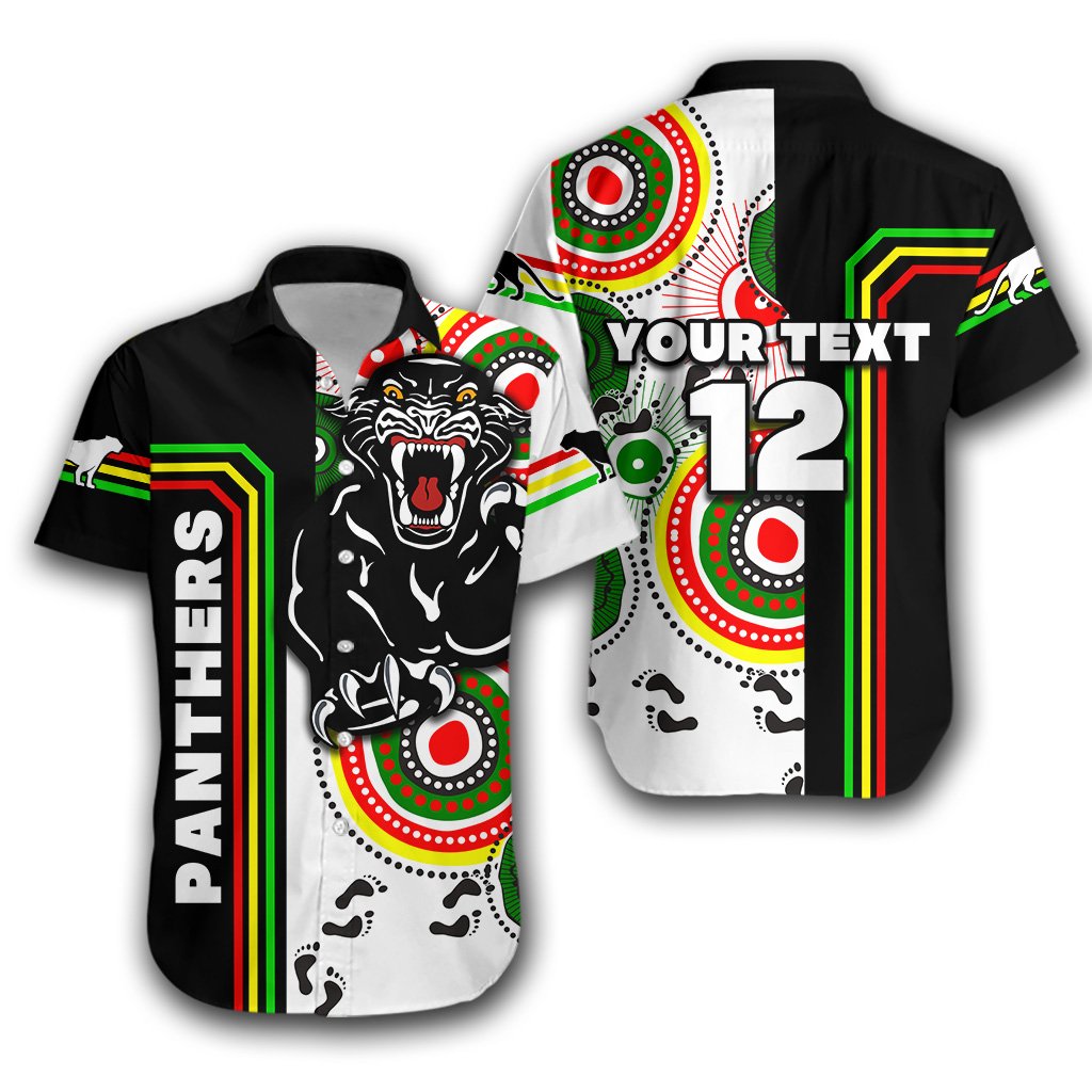 (Custom Personalised) Panthers Hawaiian Shirt Power Style - Vibe Hoodie Shop