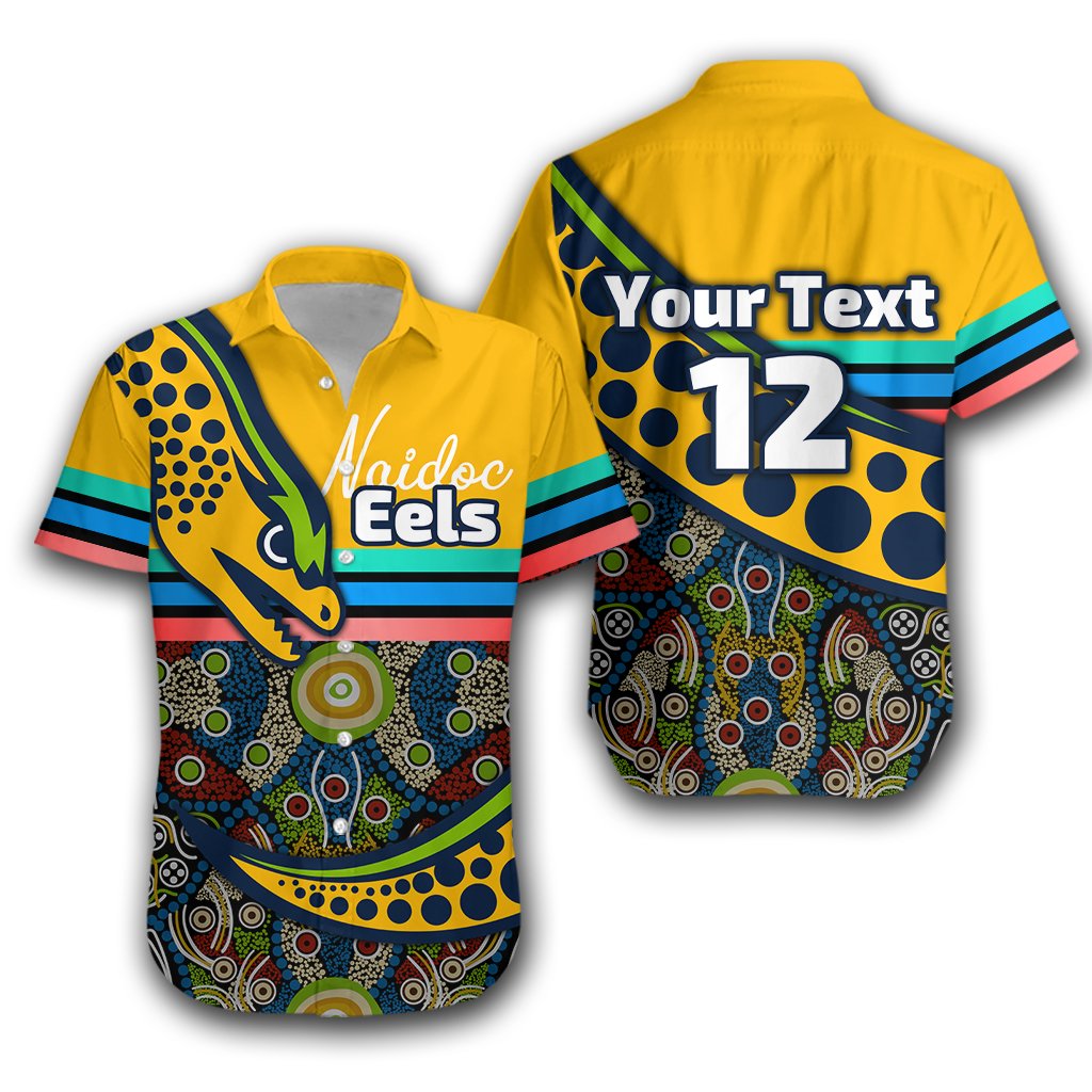 (Custom Personalised) Eels Rugby NAIDOC Week Hawaiian Shirt Indigenous Sport Style - Vibe Hoodie Shop