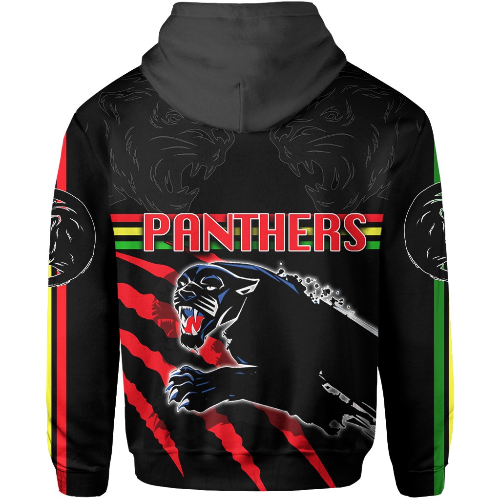 Panthers All Over Zip Hoodie Claws - Vibe Hoodie Shop