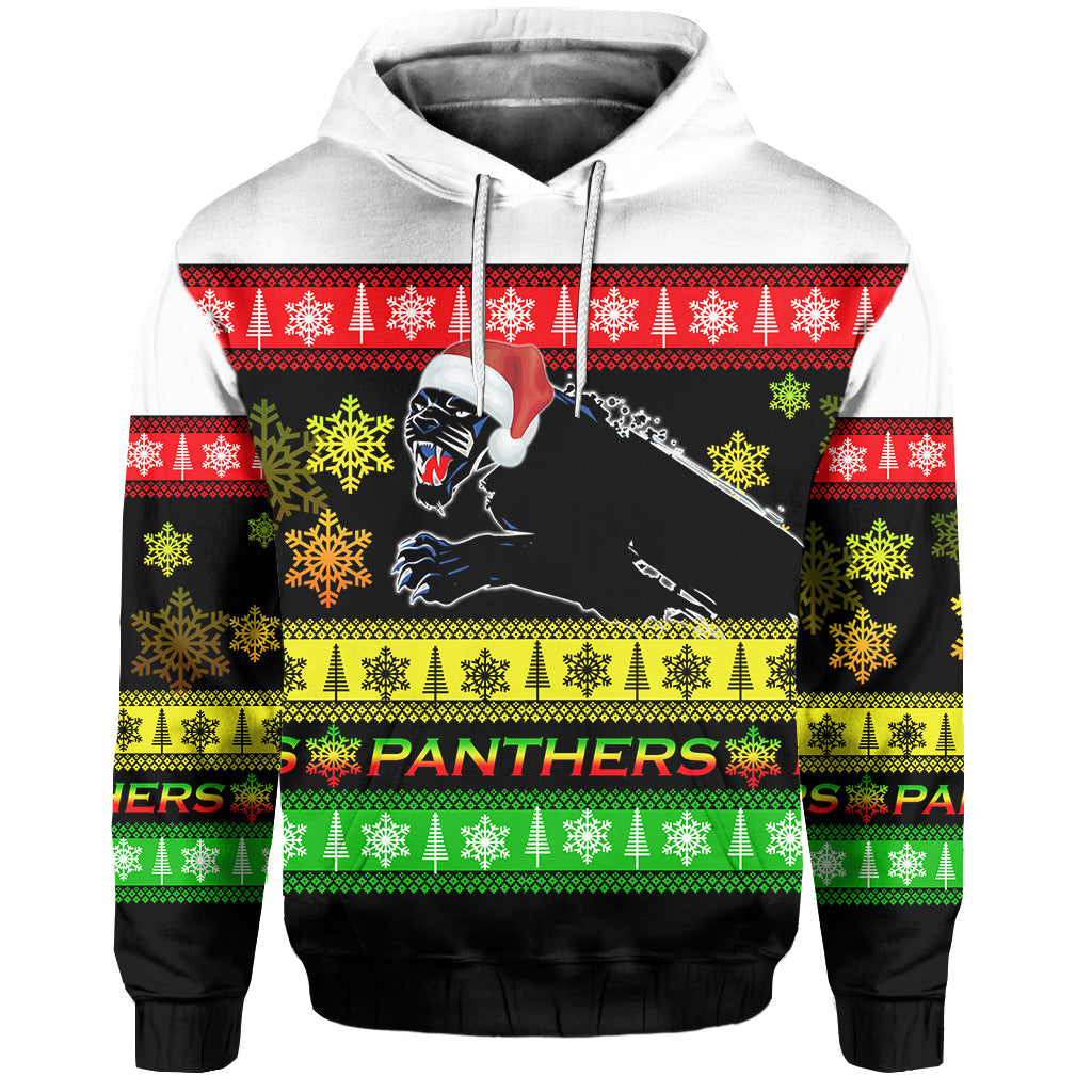 Penrith Panthers Hoodie Christmas 2021 Style LT6 - Vibe Hoodie Shop