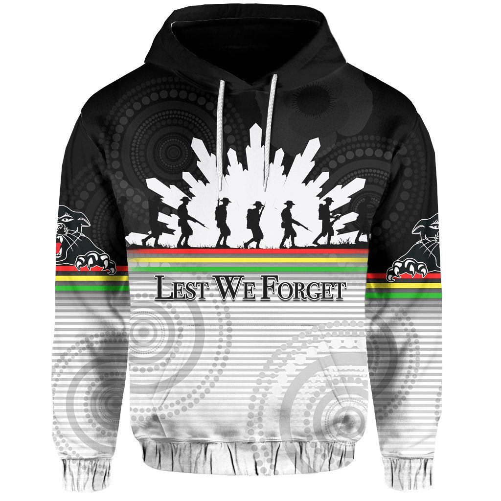 Panthers ANZAC Day Hoodie Lest We Forget - Vibe Hoodie Shop
