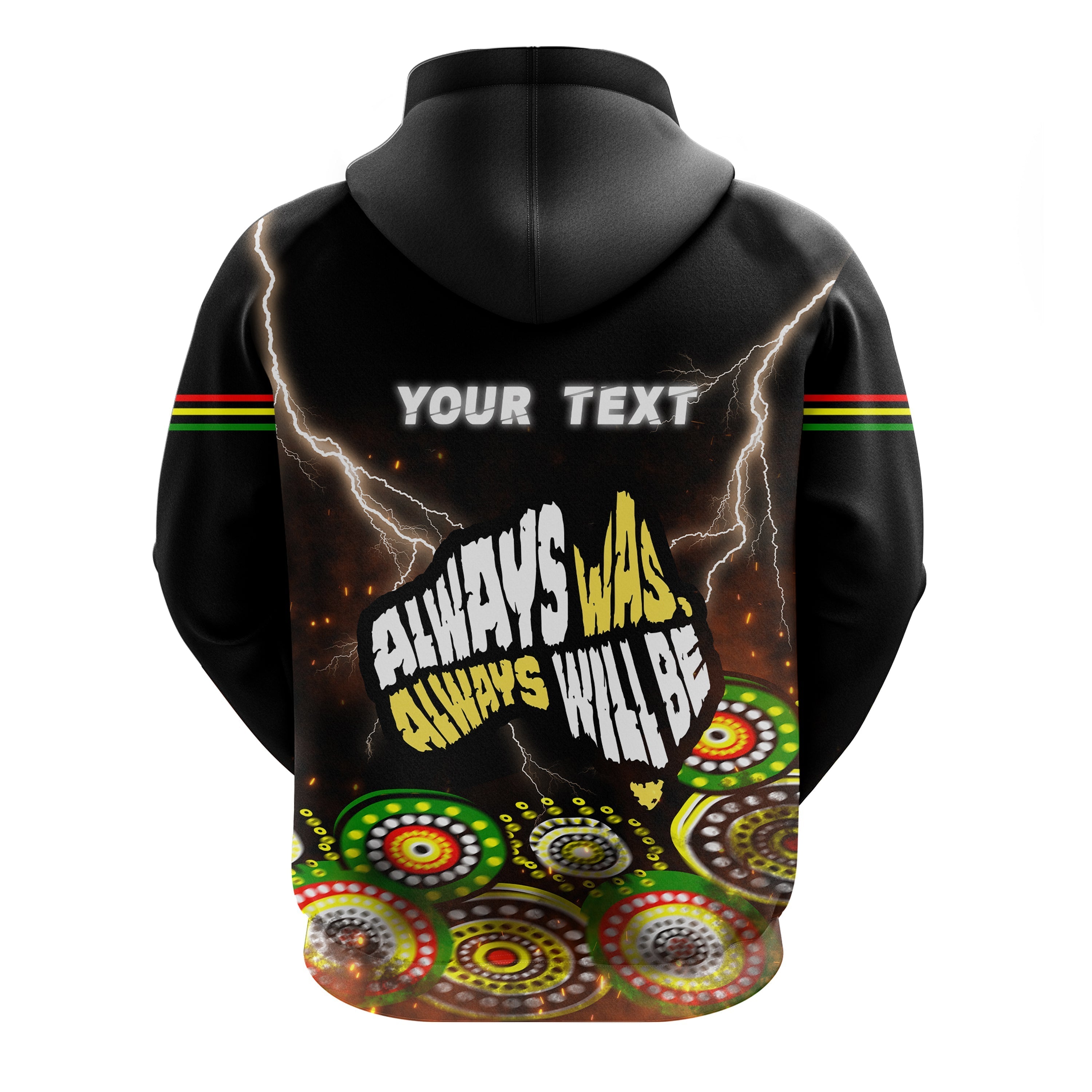 (Custom Personalised) Panthers NAIDOC Week Zip Hoodie Special Style LT16 - Vibe Hoodie Shop