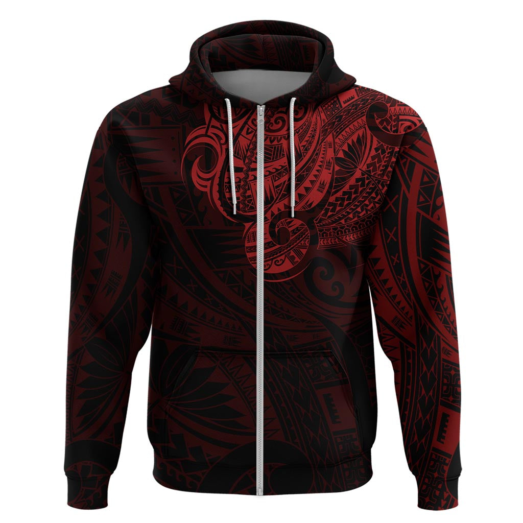 Maori Tattoo Hoodie, New Zealand Pullover Hoodie - Vibe Hoodie Shop