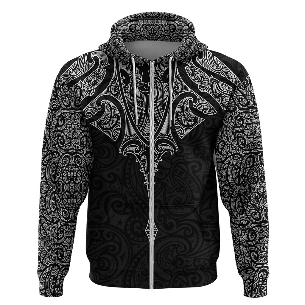 New Zealand Hoodie Manta Maori Ta Moko - Vibe Hoodie Shop