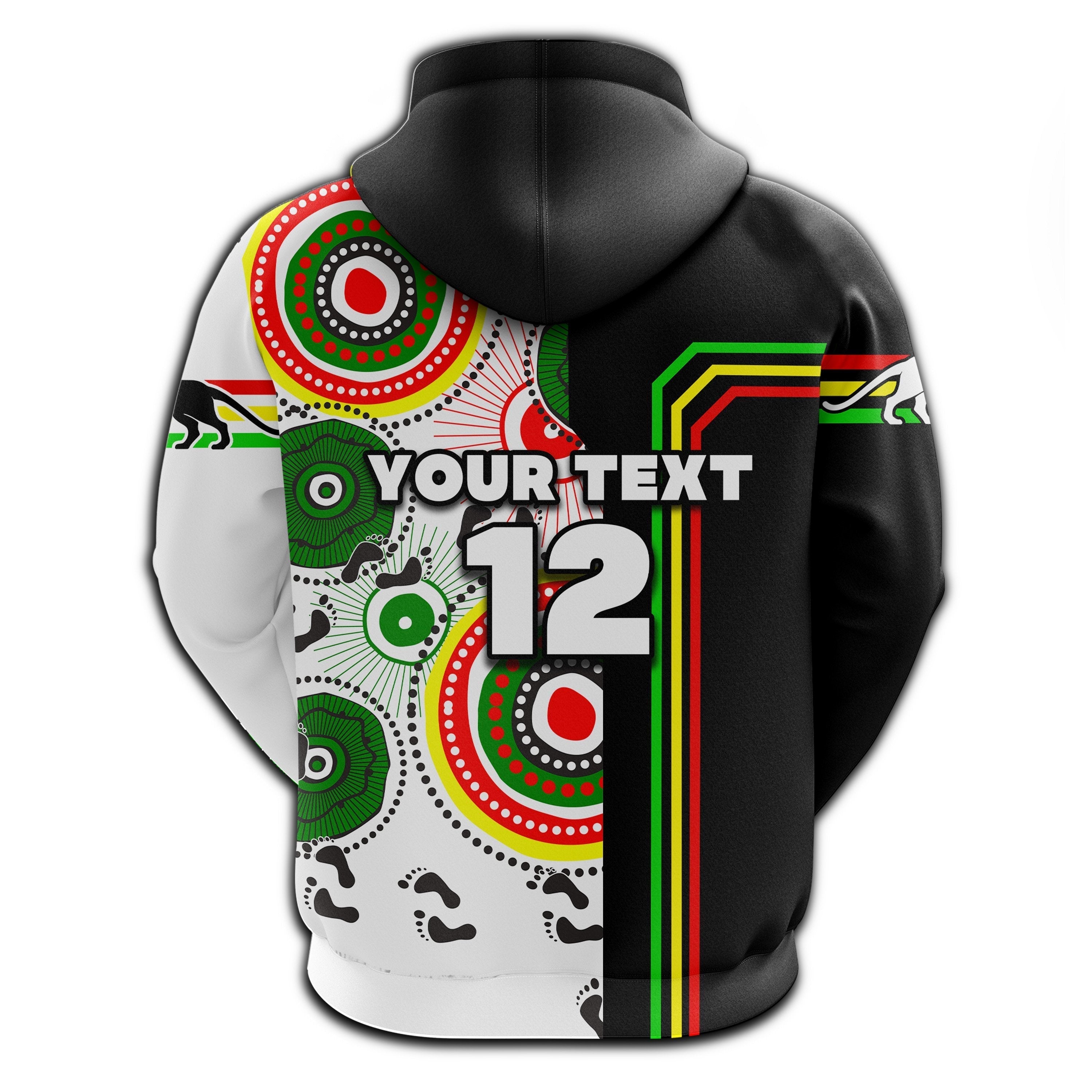 (Custom Personalised) Panthers Hoodie Power Style - Vibe Hoodie Shop
