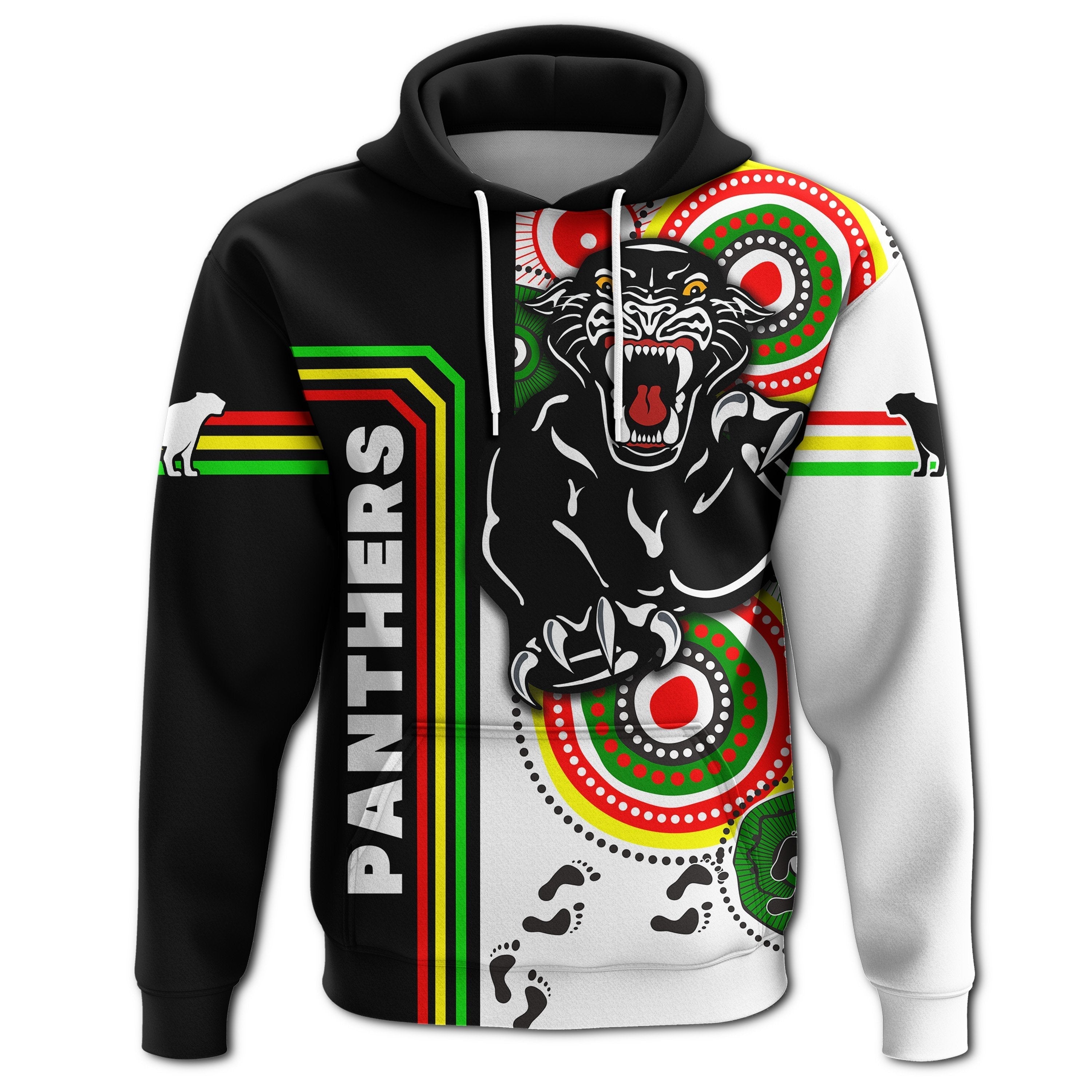 (Custom Personalised) Panthers Hoodie Power Style - Vibe Hoodie Shop