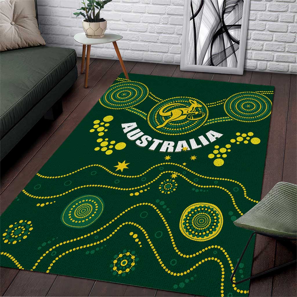 Australia 2024 Rugby Area Rug Go Wallabies - Vibe Hoodie Shop