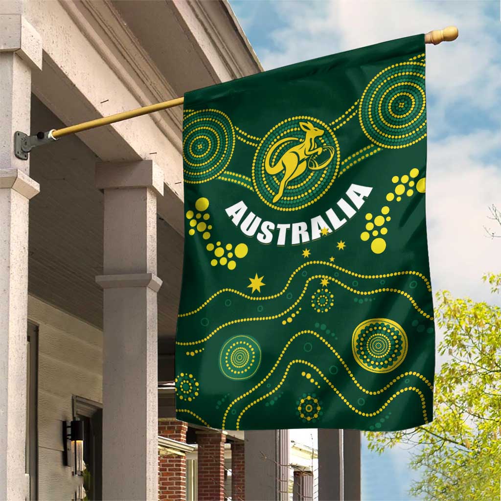 Australia 2024 Rugby Garden Flag Go Wallabies - Vibe Hoodie Shop
