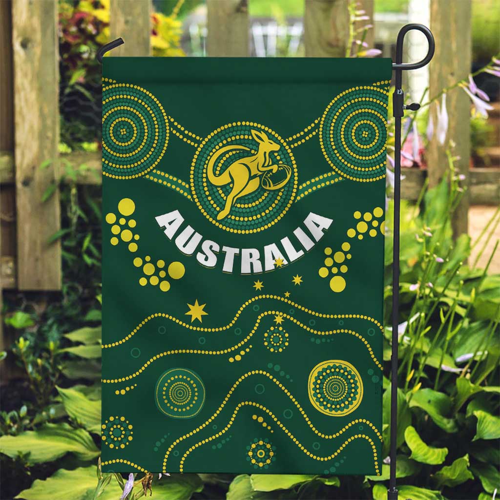 Australia 2024 Rugby Garden Flag Go Wallabies - Vibe Hoodie Shop