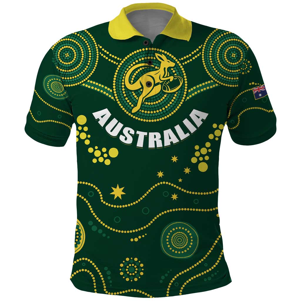 Australia 2024 Rugby Polo Shirt Go Wallabies - Vibe Hoodie Shop