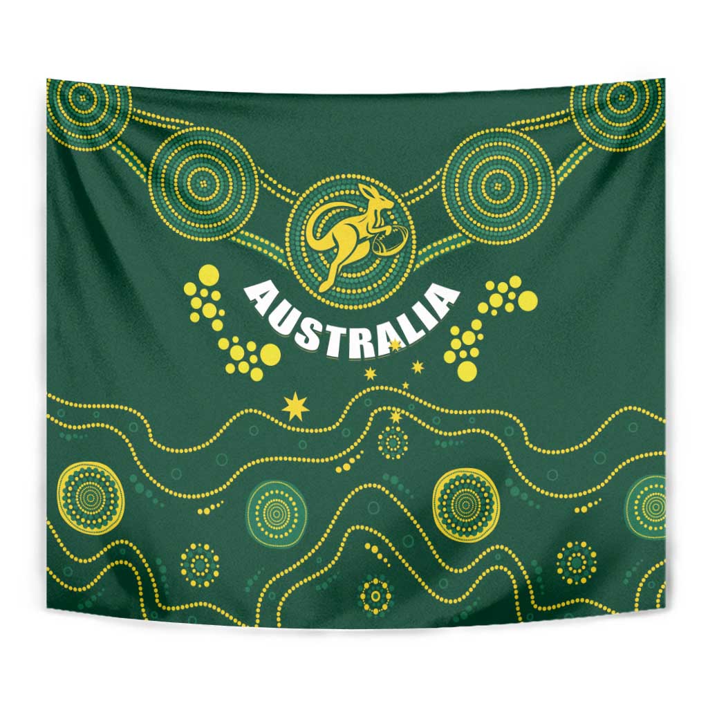 Australia 2024 Rugby Tapestry Go Wallabies - Vibe Hoodie Shop