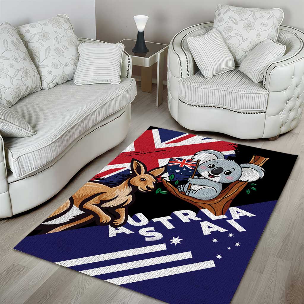 Australia Kangaroo Koala Together Area Rug Special Edition - Vibe Hoodie Shop