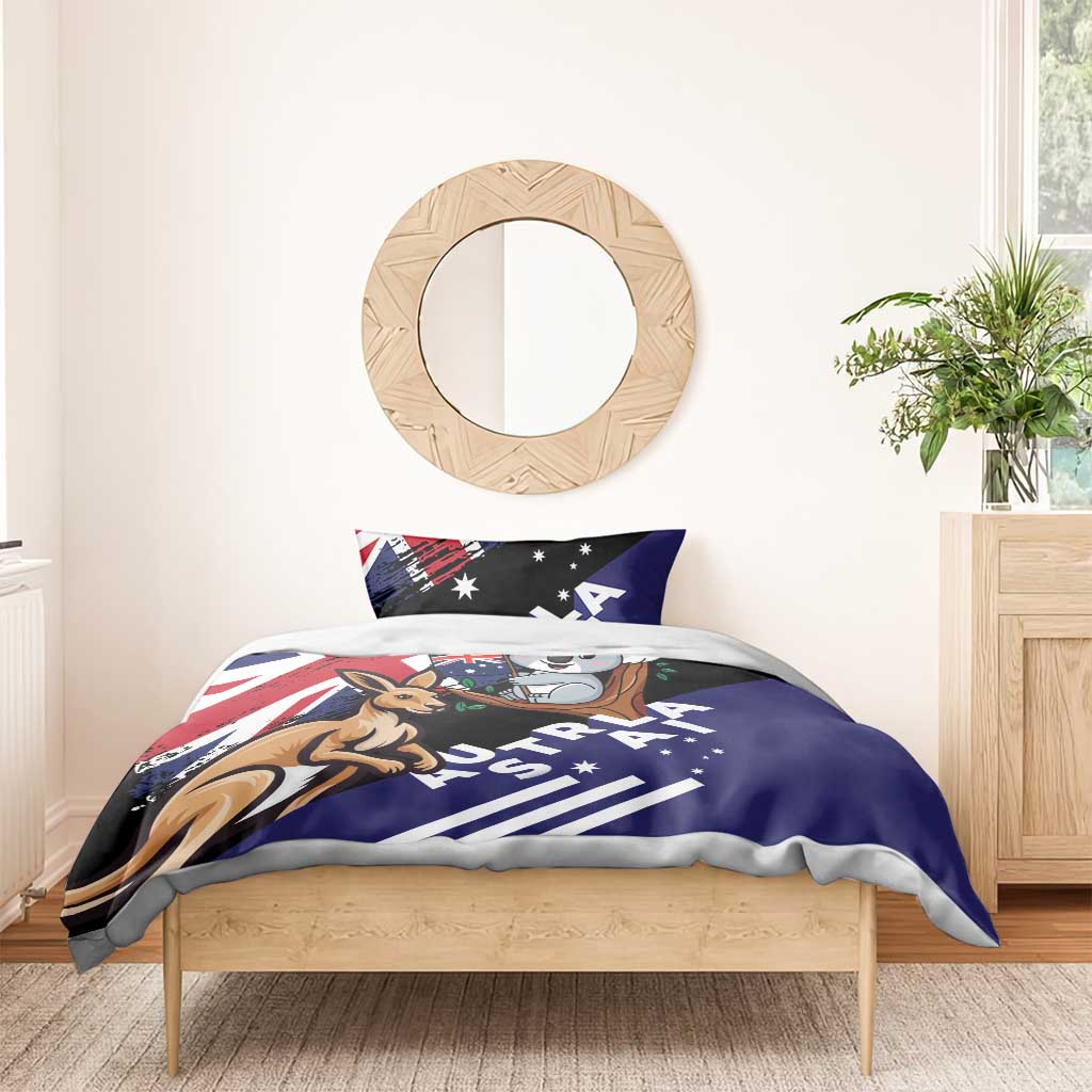 Australia Kangaroo Koala Together Bedding Set Special Edition - Vibe Hoodie Shop