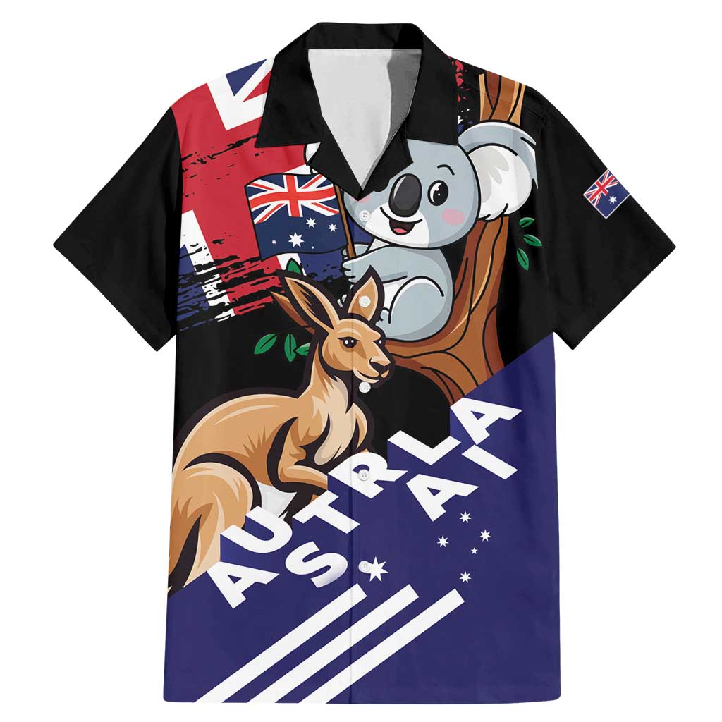 Personalised Australia Kangaroo Koala Together Family Matching Mermaid Dress and Hawaiian Shirt Special Edition