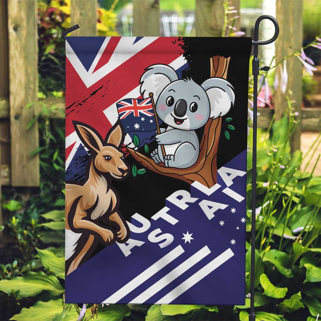 Australia Kangaroo Koala Together Garden Flag Special Edition - Vibe Hoodie Shop