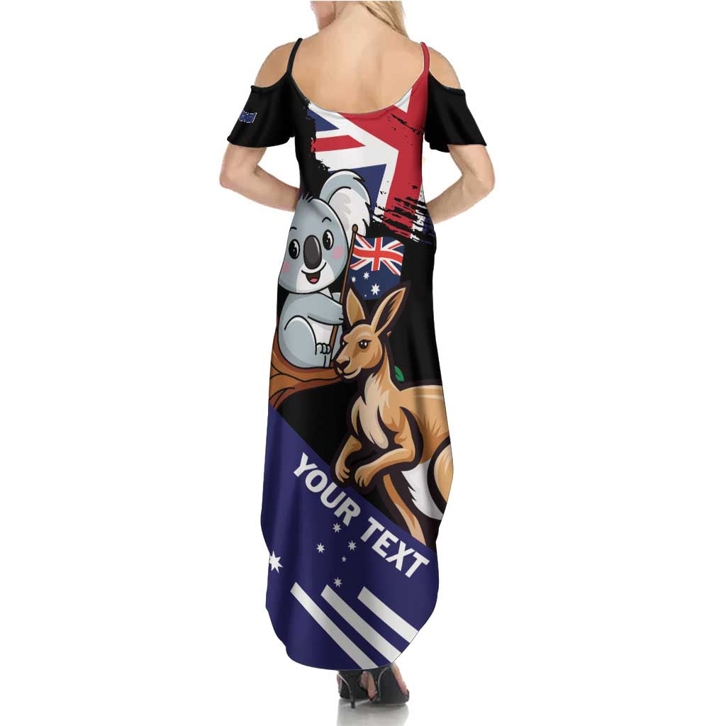 Personalised Australia Kangaroo Koala Together Summer Maxi Dress Special Edition