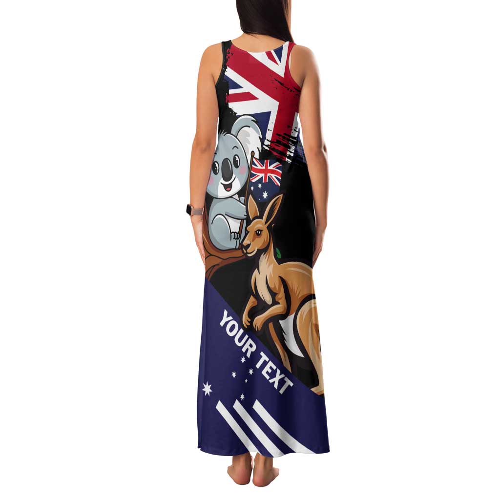 Personalised Australia Kangaroo Koala Together Tank Maxi Dress Special Edition