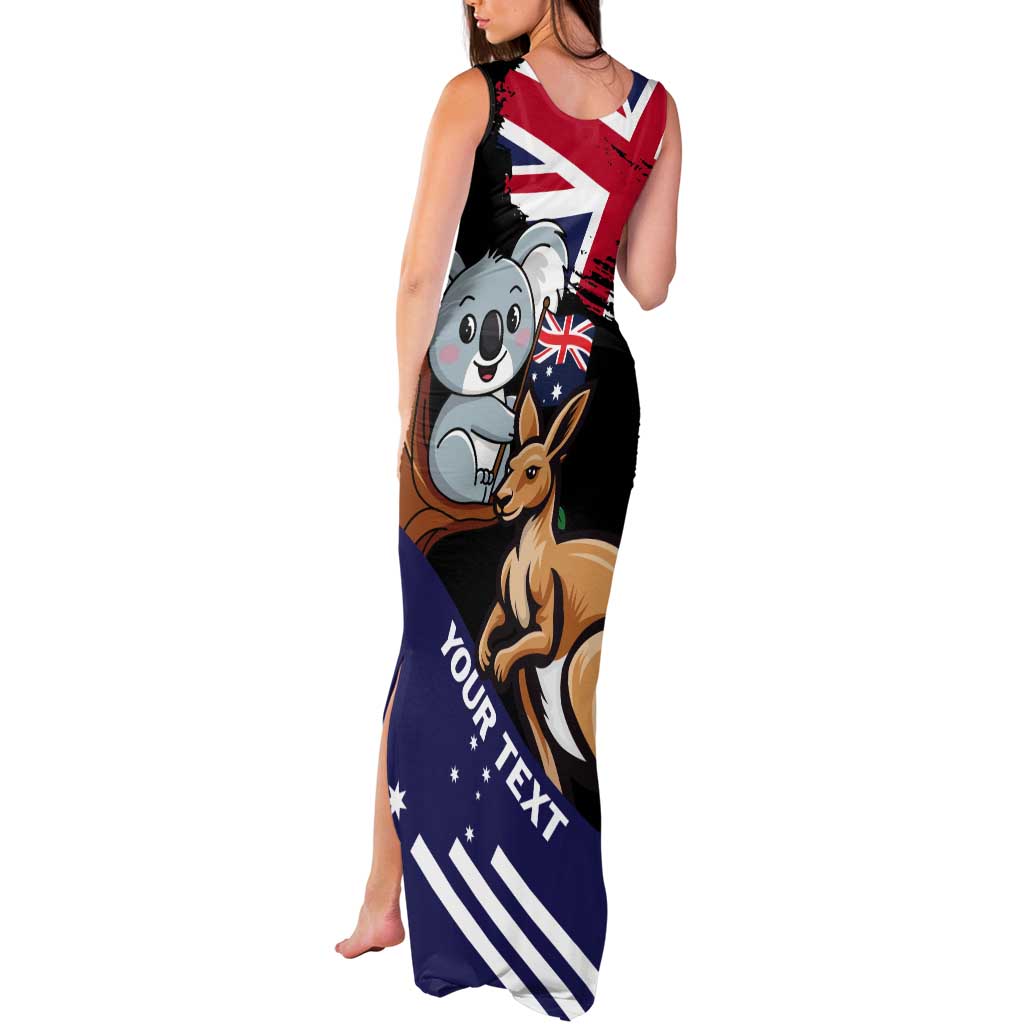 Personalised Australia Kangaroo Koala Together Tank Maxi Dress Special Edition