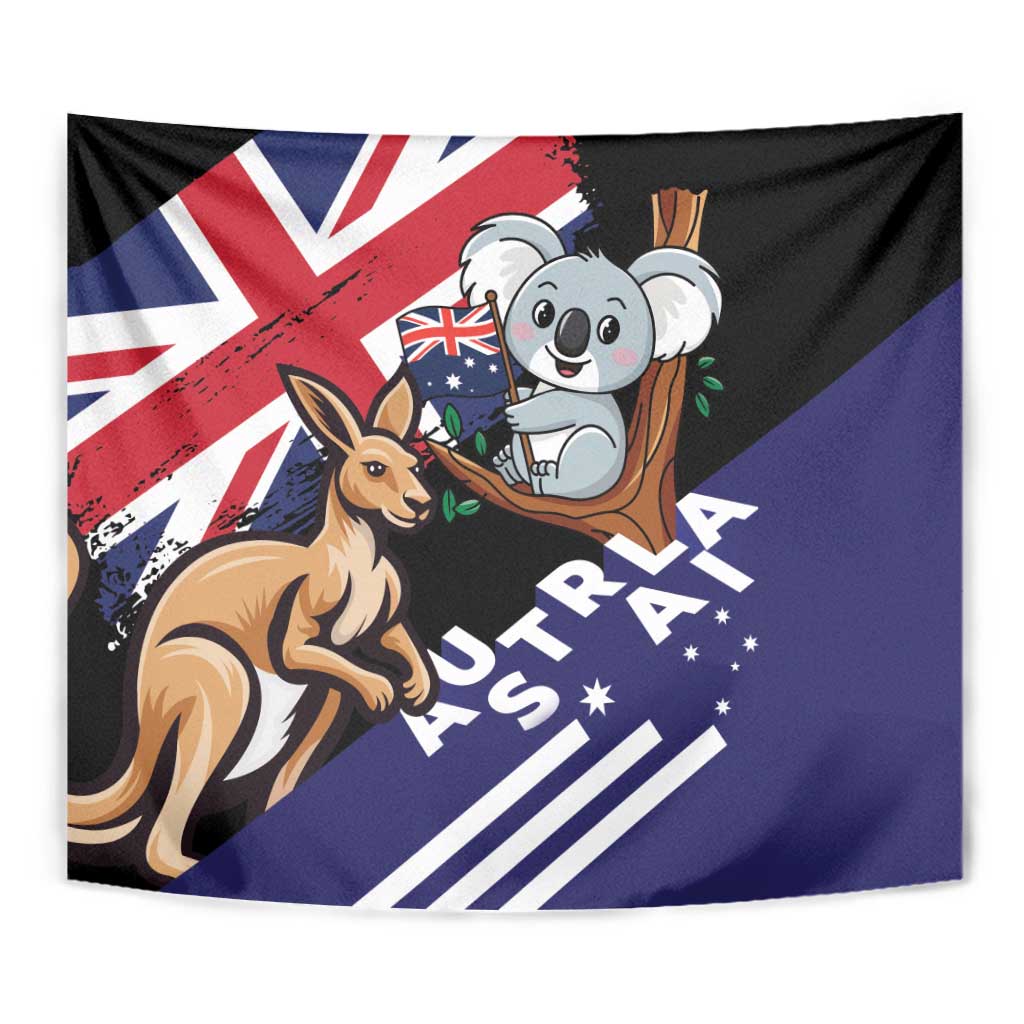 Australia Kangaroo Koala Together Tapestry Special Edition - Vibe Hoodie Shop