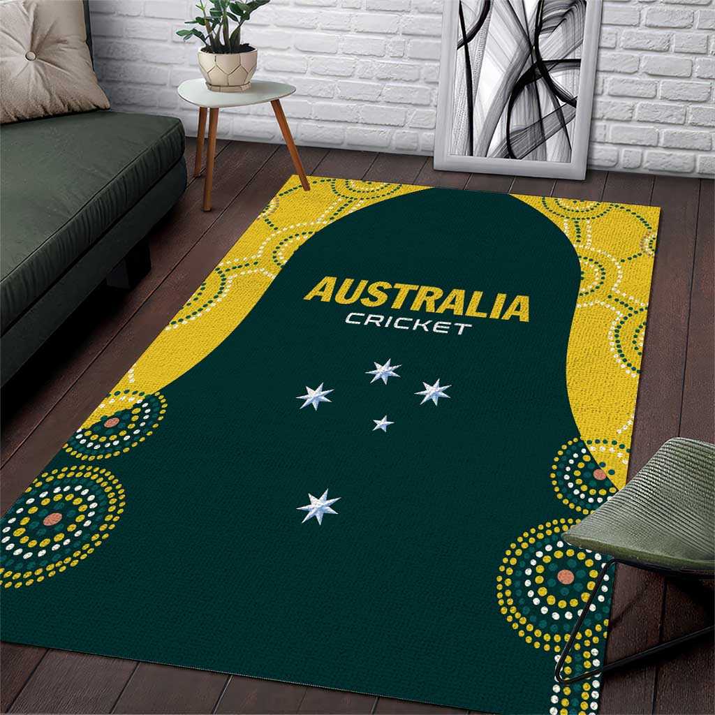 Australia Cricket Area Rug Aussies Champions - Vibe Hoodie Shop