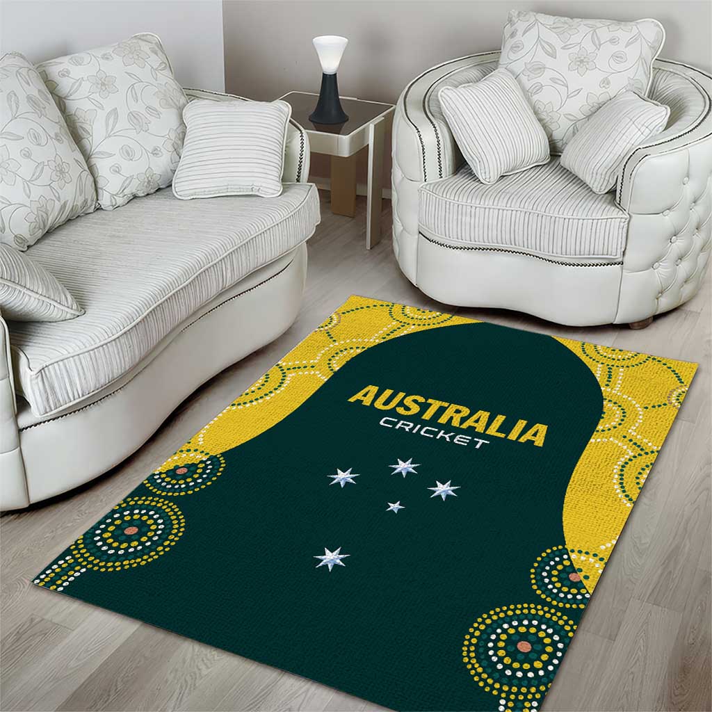 Australia Cricket Area Rug Aussies Champions - Vibe Hoodie Shop