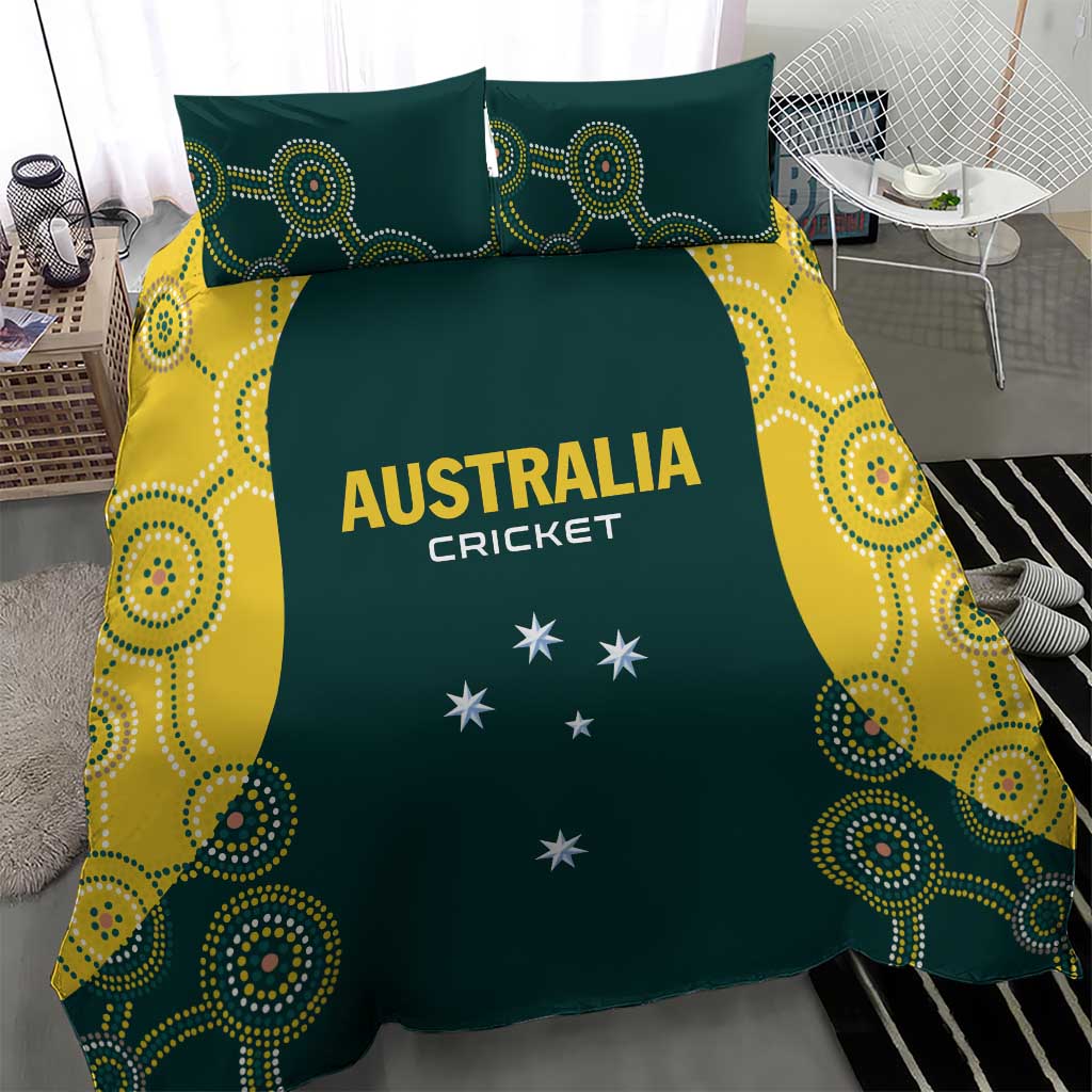 Australia Cricket Bedding Set Aussies Champions - Vibe Hoodie Shop