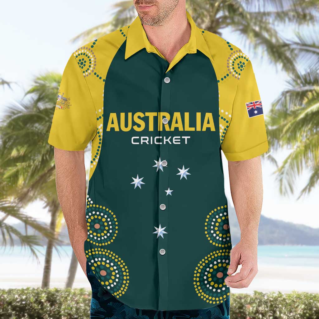 Custom Australia Cricket Hawaiian Shirt Aussies Champions - Vibe Hoodie Shop