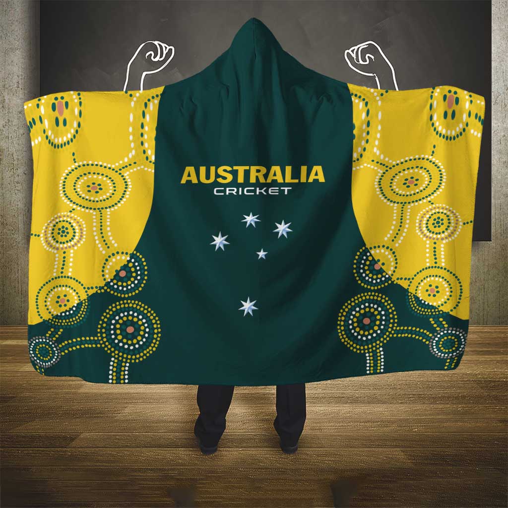 Australia Cricket Hooded Blanket Aussies Champions