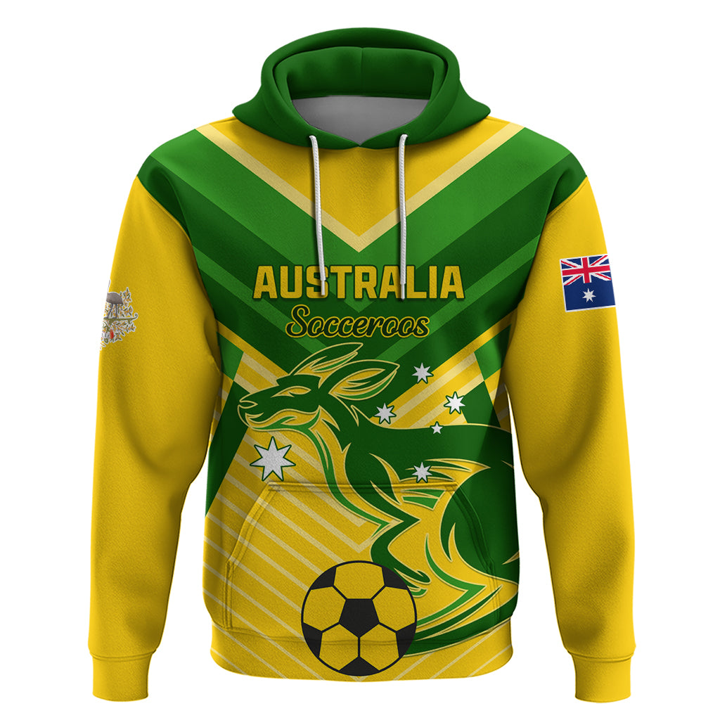 Australia Soccer Hoodie Go Socceroos - Vibe Hoodie Shop