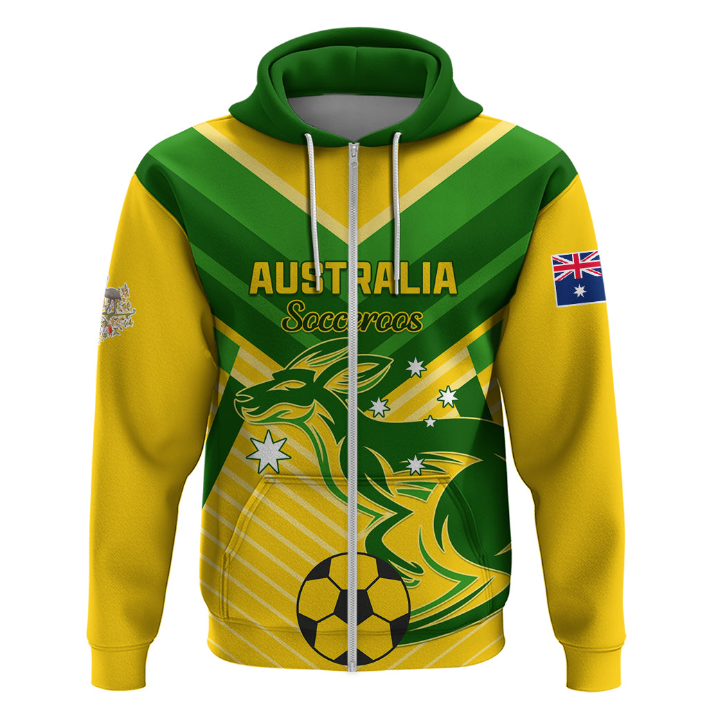 Australia Soccer Hoodie Go Socceroos - Vibe Hoodie Shop