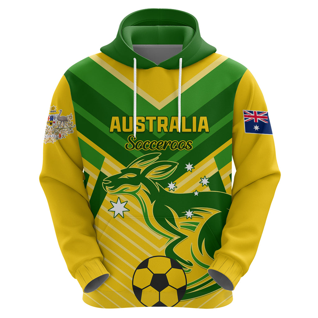 Australia Soccer Hoodie Go Socceroos - Vibe Hoodie Shop