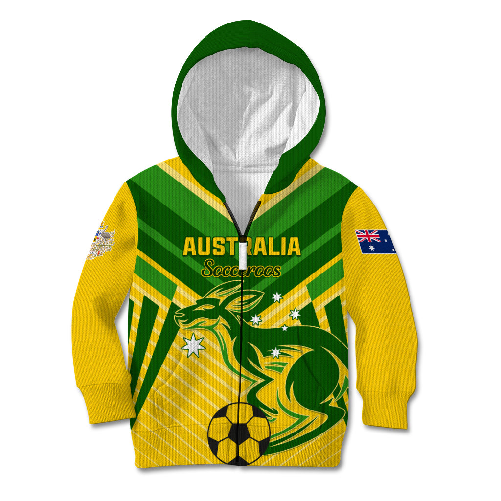 Australia Soccer Kid Hoodie Go Socceroos - Vibe Hoodie Shop