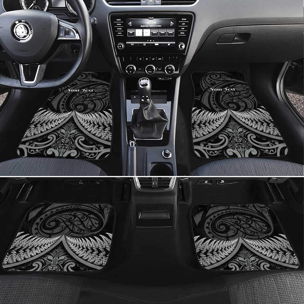 Toitu Te Tiriti Aotearoa Silver Fern Car Mats New Zealand Maori Pattern