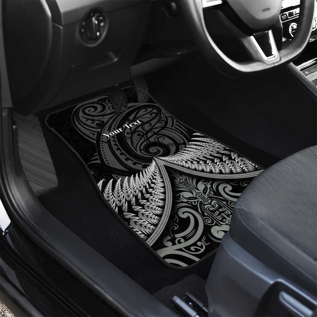 Toitu Te Tiriti Aotearoa Silver Fern Car Mats New Zealand Maori Pattern