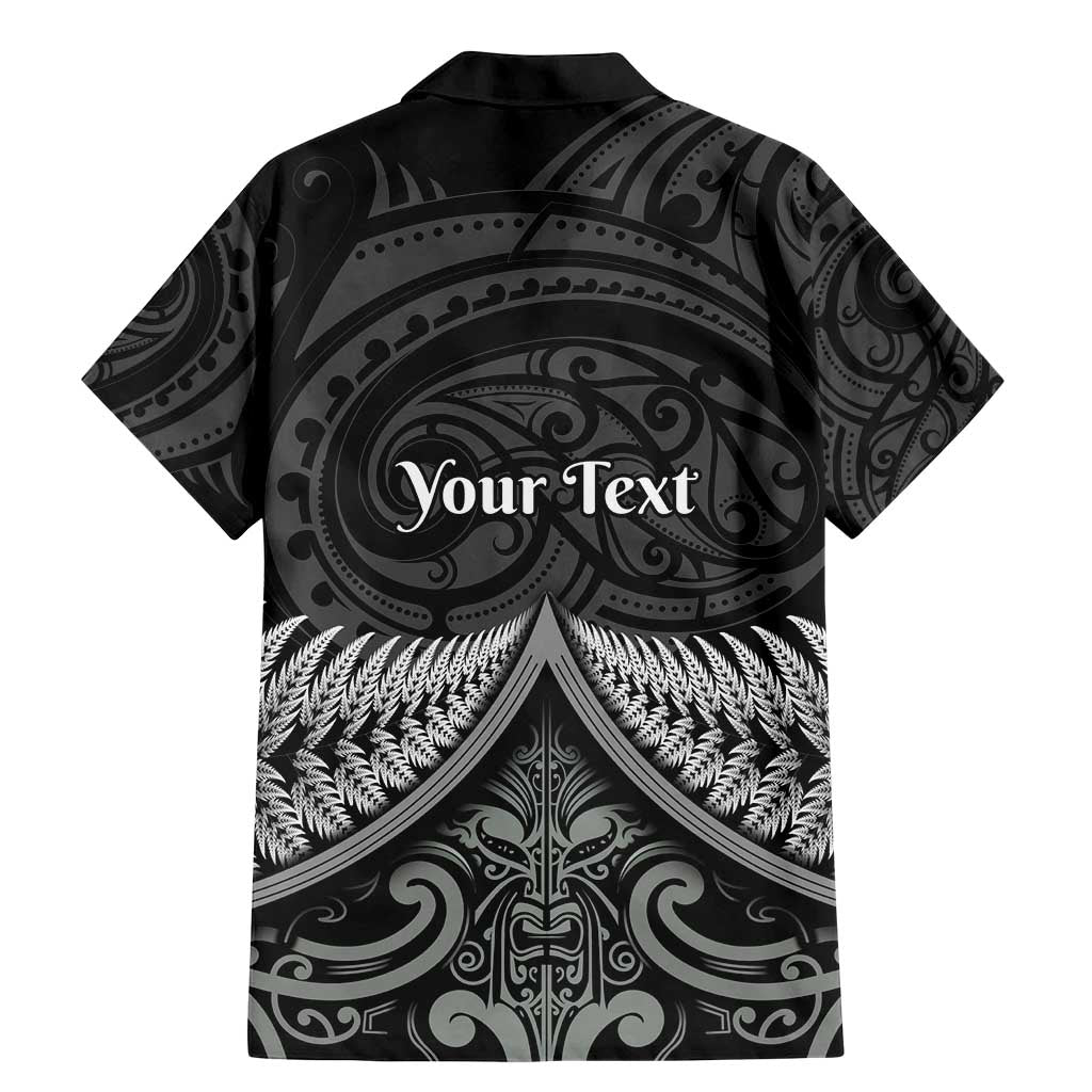 Personalised Toitu Te Tiriti Aotearoa Silver Fern Family Matching Mermaid Dress and Hawaiian Shirt New Zealand Maori Pattern