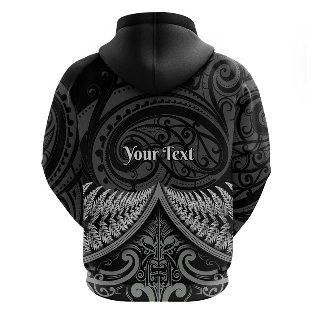 Personalised Toitu Te Tiriti Aotearoa Silver Fern Hoodie New Zealand Maori Pattern - Vibe Hoodie Shop