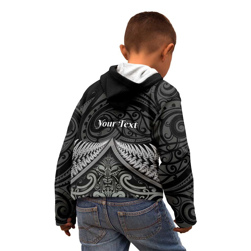 Personalised Toitu Te Tiriti Aotearoa Silver Fern Kid Hoodie New Zealand Maori Pattern - Vibe Hoodie Shop