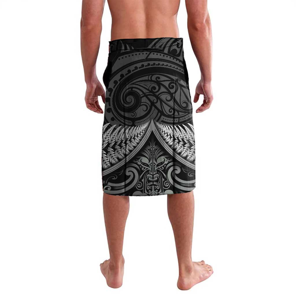 Personalised Toitu Te Tiriti Aotearoa Silver Fern Lavalava New Zealand Maori Pattern