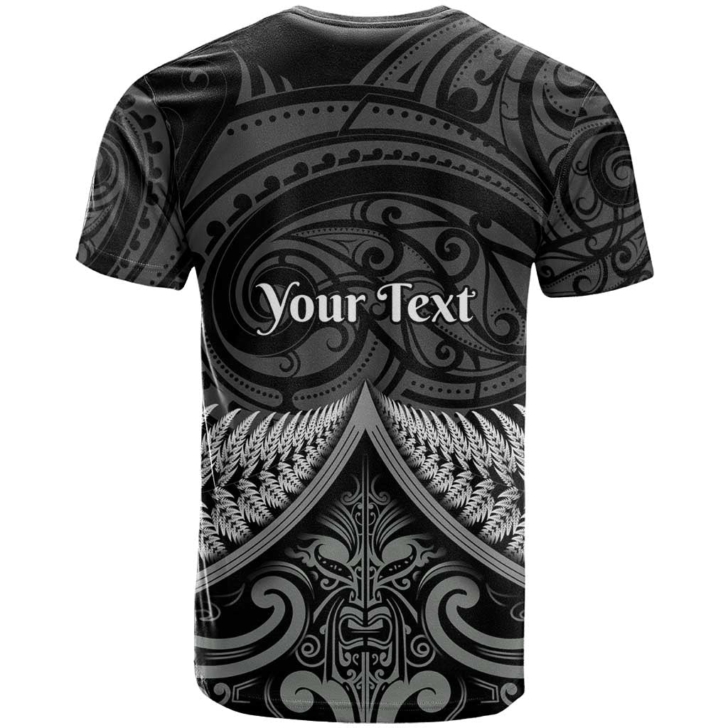 Personalised Toitu Te Tiriti Aotearoa Silver Fern T Shirt New Zealand Maori Pattern - Vibe Hoodie Shop