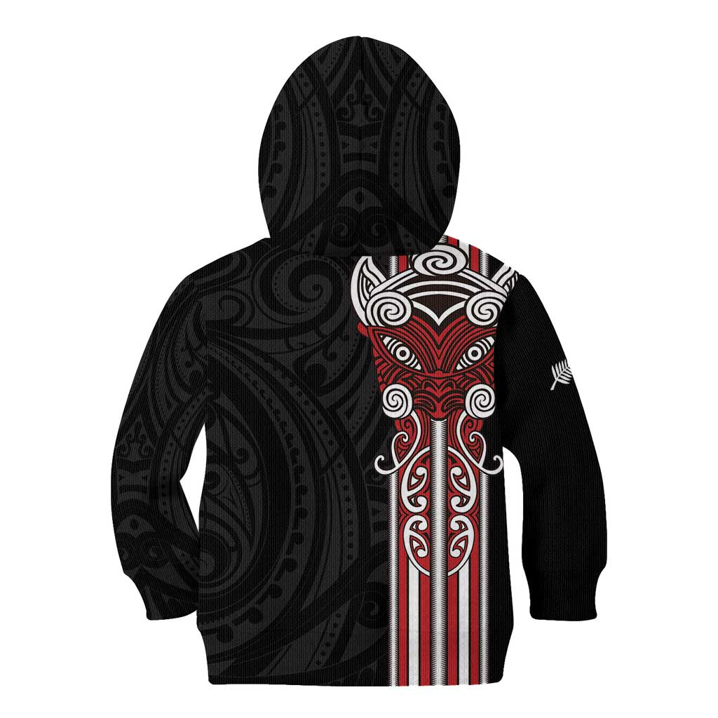 Toitu Te Reo Maori Toitu Te Whenua Toitu Te Tiriti Kid Hoodie Maori Warrior New Zealand - Vibe Hoodie Shop