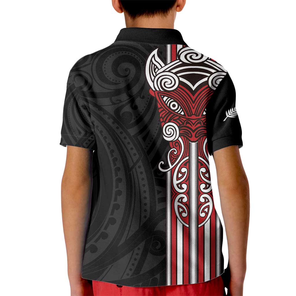 Toitu Te Reo Maori Toitu Te Whenua Toitu Te Tiriti Kid Polo Shirt Maori Warrior New Zealand - Vibe Hoodie Shop