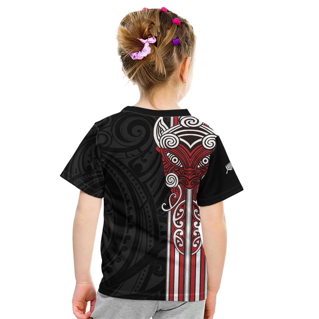 Toitu Te Reo Maori Toitu Te Whenua Toitu Te Tiriti Kid T Shirt Maori Warrior New Zealand - Vibe Hoodie Shop