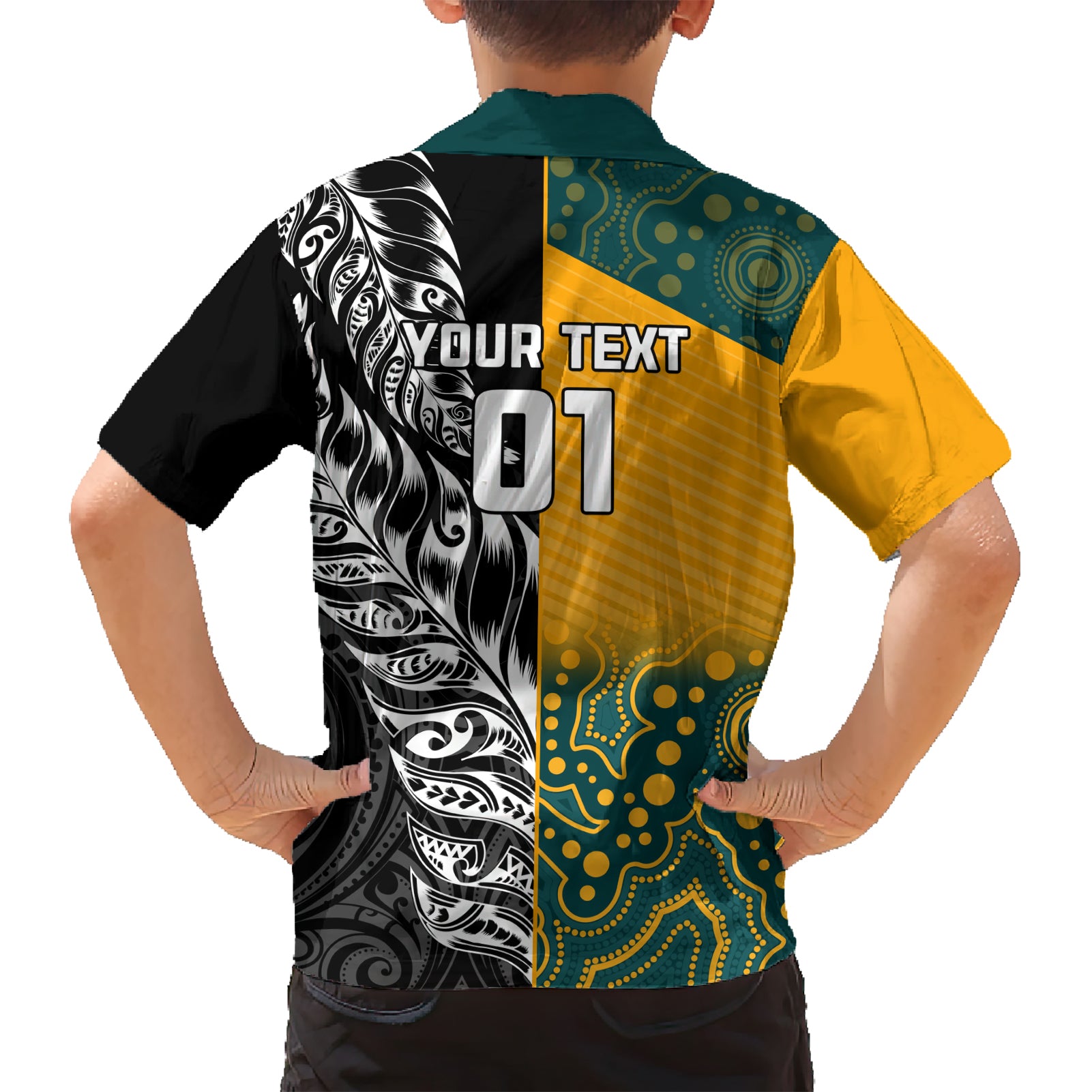 Custom New Zealand And Australia Rugby Hawaiian Shirt Wallabies Kiwi Silver Fern 2023 World Cup - Vibe Hoodie Shop