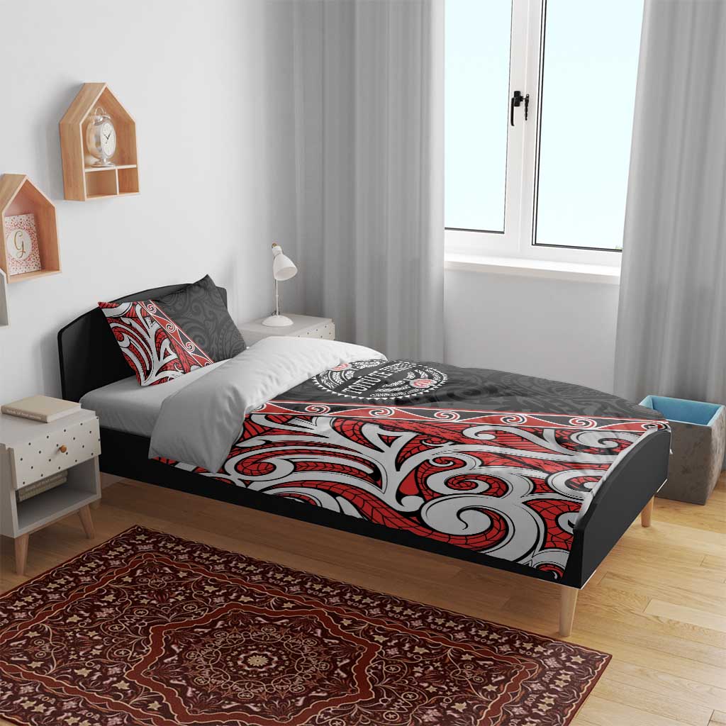 Aotearoa Toitu Te Tiriti Bedding Set Honour The Treaty New Zealand - Vibe Hoodie Shop