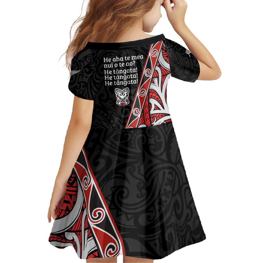 Aotearoa Toitu Te Tiriti Family Matching Off Shoulder Maxi Dress and Hawaiian Shirt Honour The Treaty New Zealand