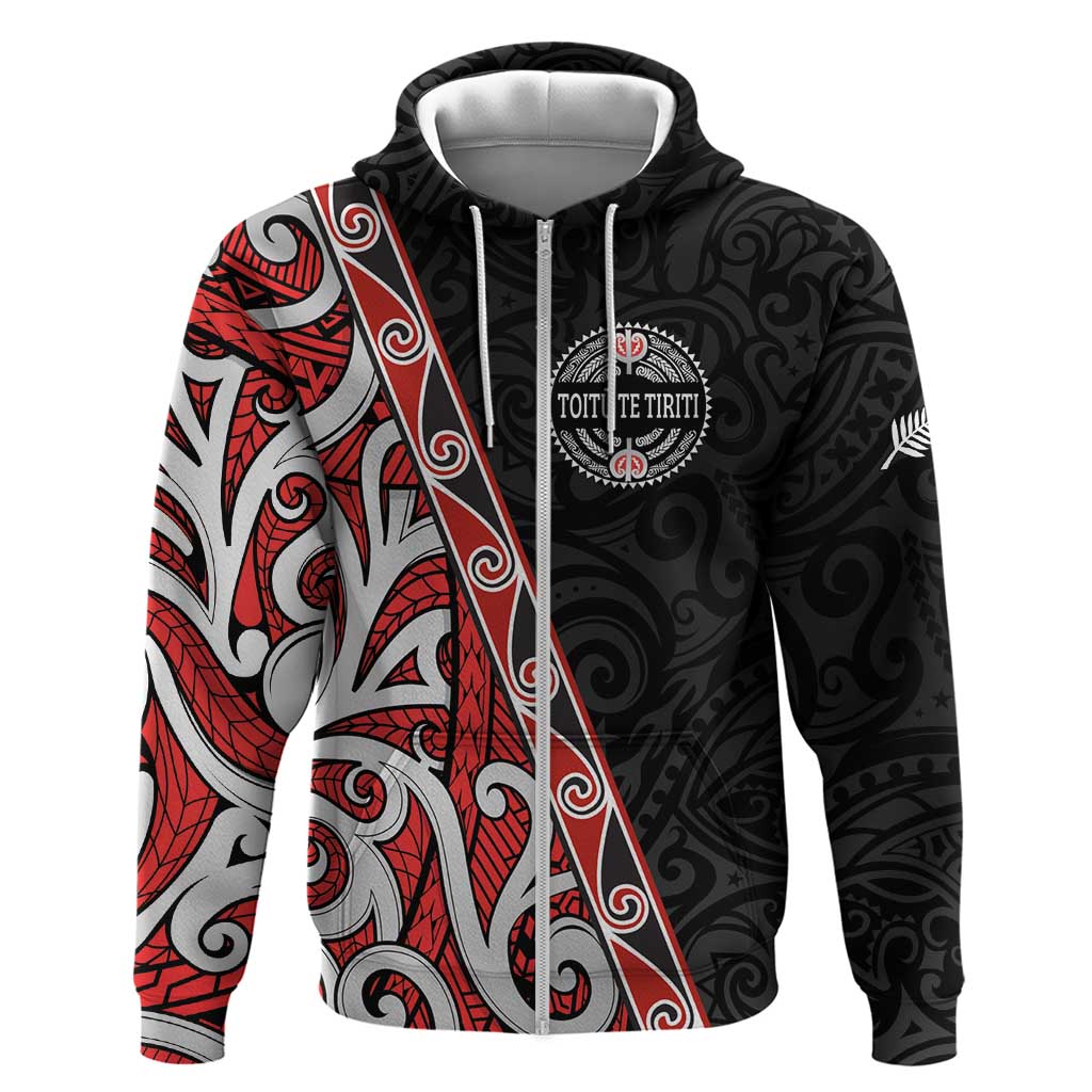 Aotearoa Toitu Te Tiriti Hoodie Honour The Treaty New Zealand - Vibe Hoodie Shop