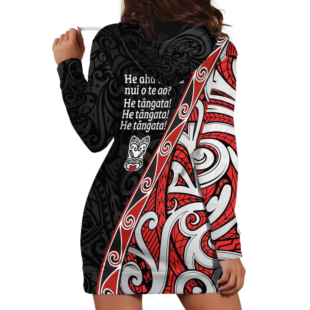 Aotearoa Toitu Te Tiriti Hoodie Dress Honour The Treaty New Zealand - Vibe Hoodie Shop
