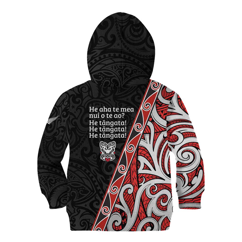 Aotearoa Toitu Te Tiriti Kid Hoodie Honour The Treaty New Zealand - Vibe Hoodie Shop