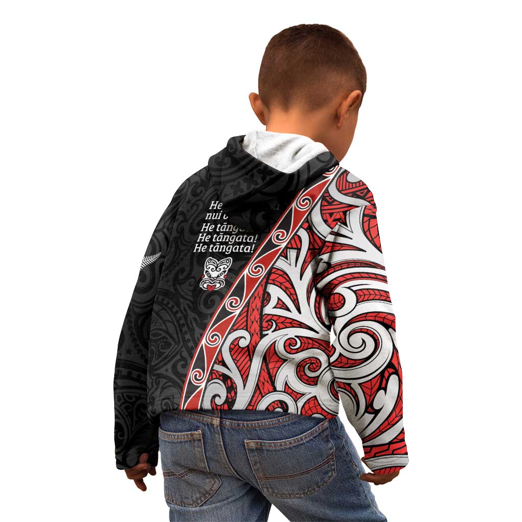 Aotearoa Toitu Te Tiriti Kid Hoodie Honour The Treaty New Zealand - Vibe Hoodie Shop